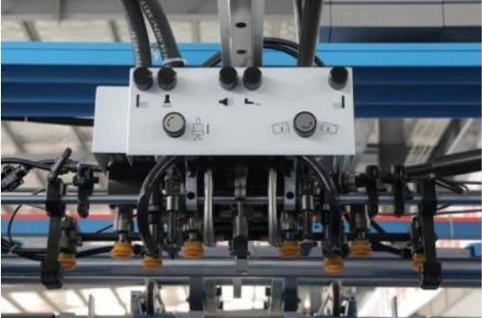 Sfc 1500 स्वचालित फ्लूट लैमिनेटर मशीन वीडियो निगरानी के साथ 5 प्लाई नालीदार शीट