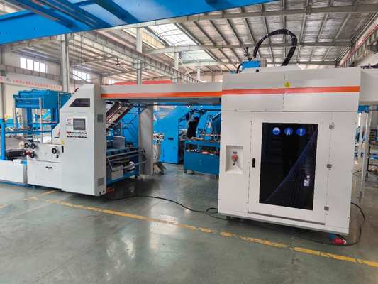 स्वचालित हाई स्पीड फ्लूट लैमिनेटर लैमिनेटिंग मशीन नालीदार पेपरबोर्ड लैमिनेशन लिथो लैमिनेटर के लिए