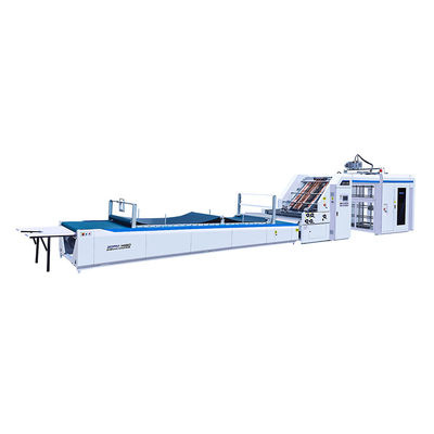 150-800gsm स्वचालित बांसुरी लैमिनेटर 20kw 150m / मिनट बोर्ड बनाने के लिए 380v