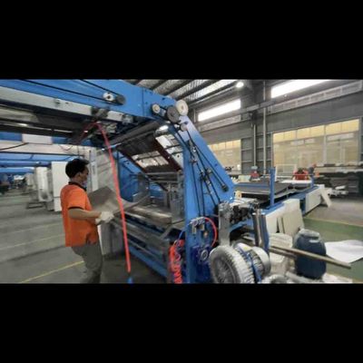 नालीदार करने के लिए 1700 मिमी स्वचालित हाई स्पीड सर्वो बांसुरी लैमिनेटिंग मशीन कार्डबोर्ड