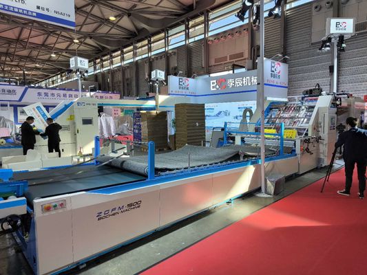 ZGFM-H 38x40 पेपर शीट फ्लूट लैमिनेटिंग मशीन भारी स्वचालित उच्च गति 180m/Min
