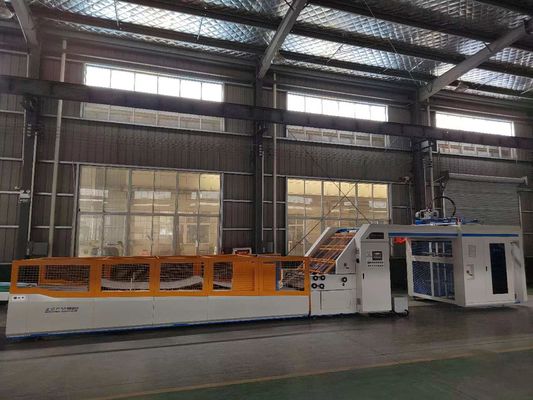 ZGFM-H शीट टू शीट नालीदार कागज स्वचालित फ्लूट लेमिनेटिंग मशीन 180m/Min उच्च गति के साथ