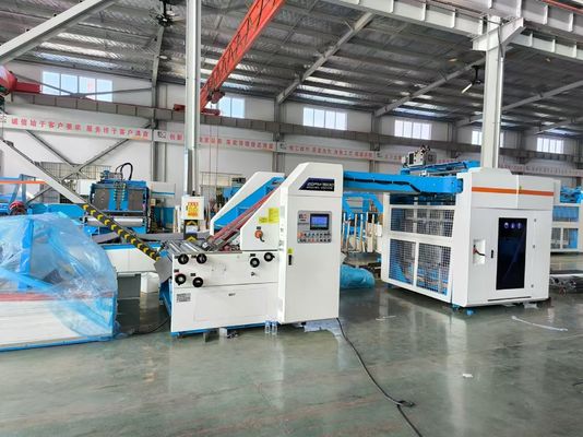 180m/min कार्डबोर्ड लेमिनेशन लेमिनेशन के लिए स्वचालित फ्लूट लैमिनेटर मशीन