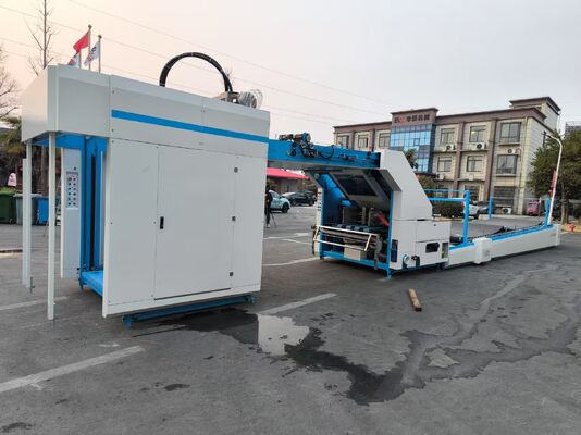 हाई स्पीड 10 सर्वोस फ्लूट लैमिनेटर मशीन